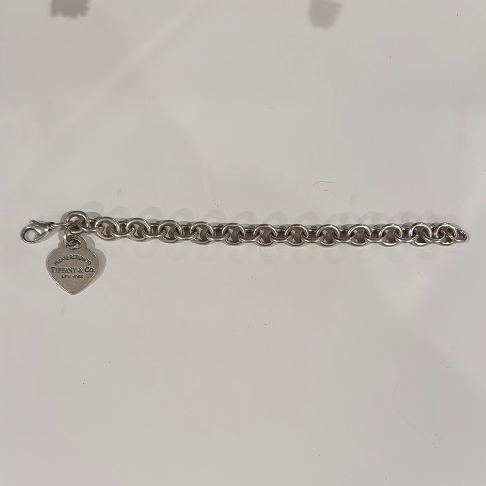 Tiffany & Co. Silver Heart Tag Bracelet